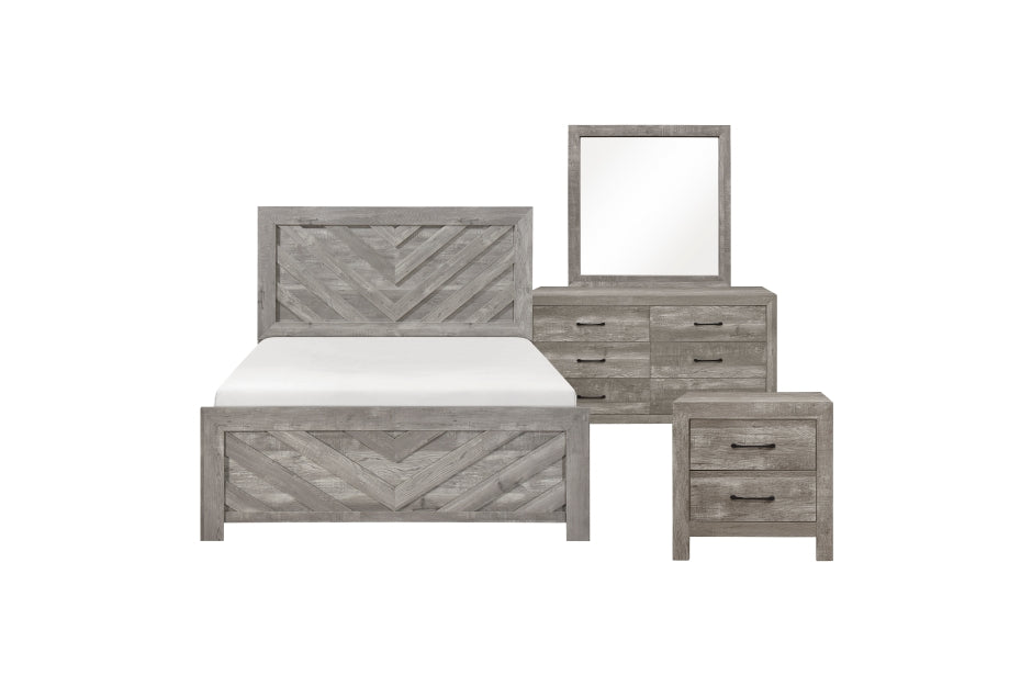 1534NPGY Bedroom-Corbin Collection