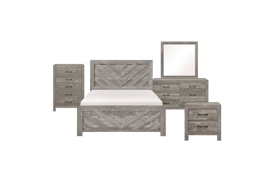 1534NPGY Bedroom-Corbin Collection