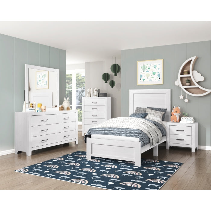 1534WHT-1 Twin Bed in a Box