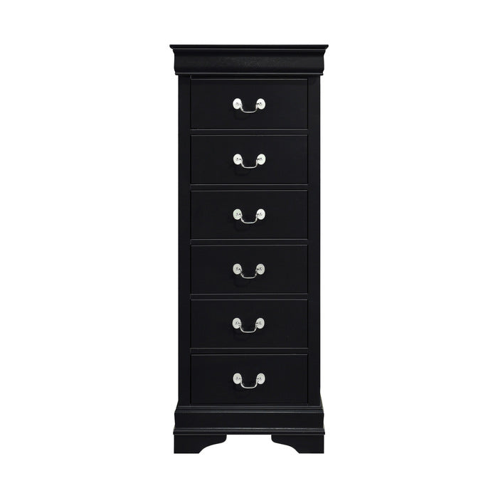 2147BK-12 Lingerie Chest, Hidden Drawer