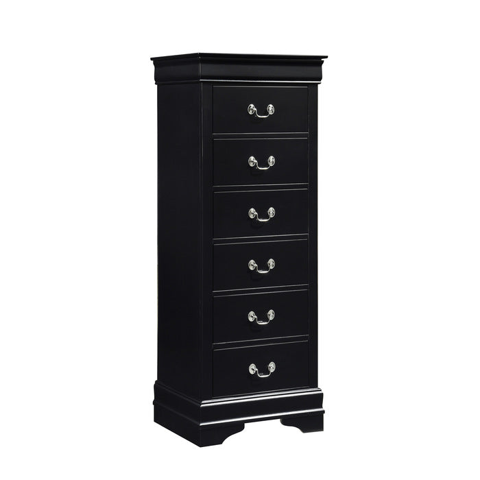 2147BK-12 Lingerie Chest, Hidden Drawer