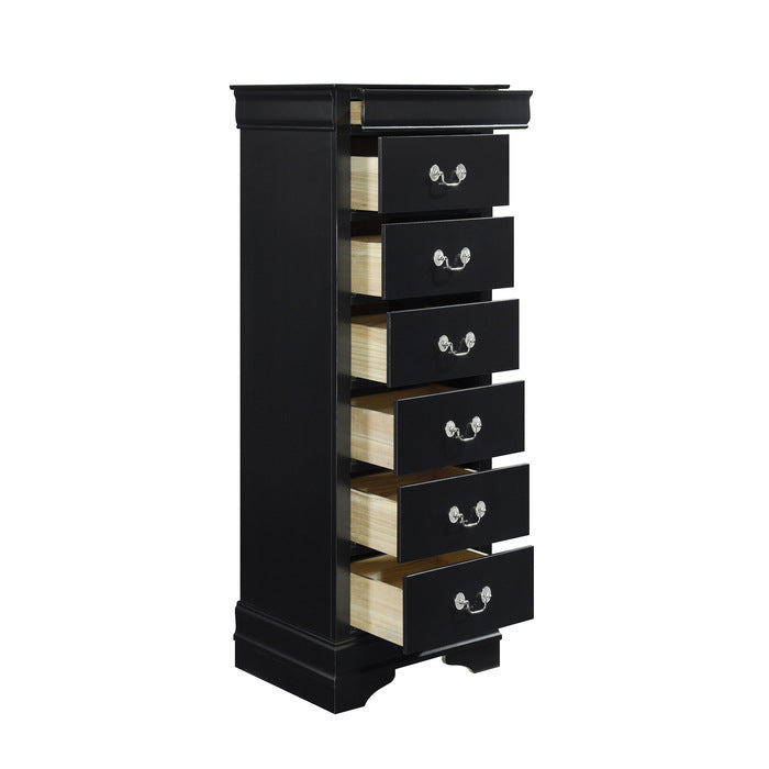 2147BK-12 Lingerie Chest, Hidden Drawer