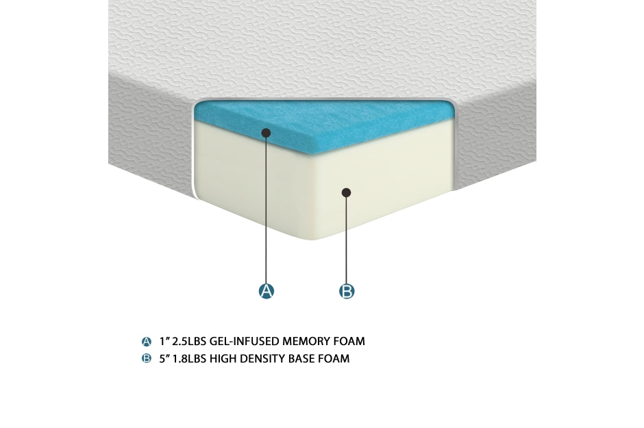MT-G 6'' Gel-Infused Memory Foam-Altair Collection