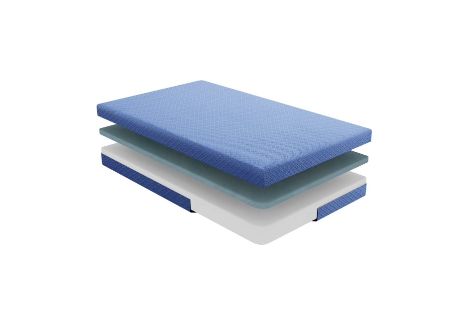 MT-PG 7'' Gel-Infused Memory Foam Blue-Leo Collection
