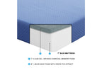 MT-PG 7'' Gel-Infused Memory Foam Blue-Leo Collection