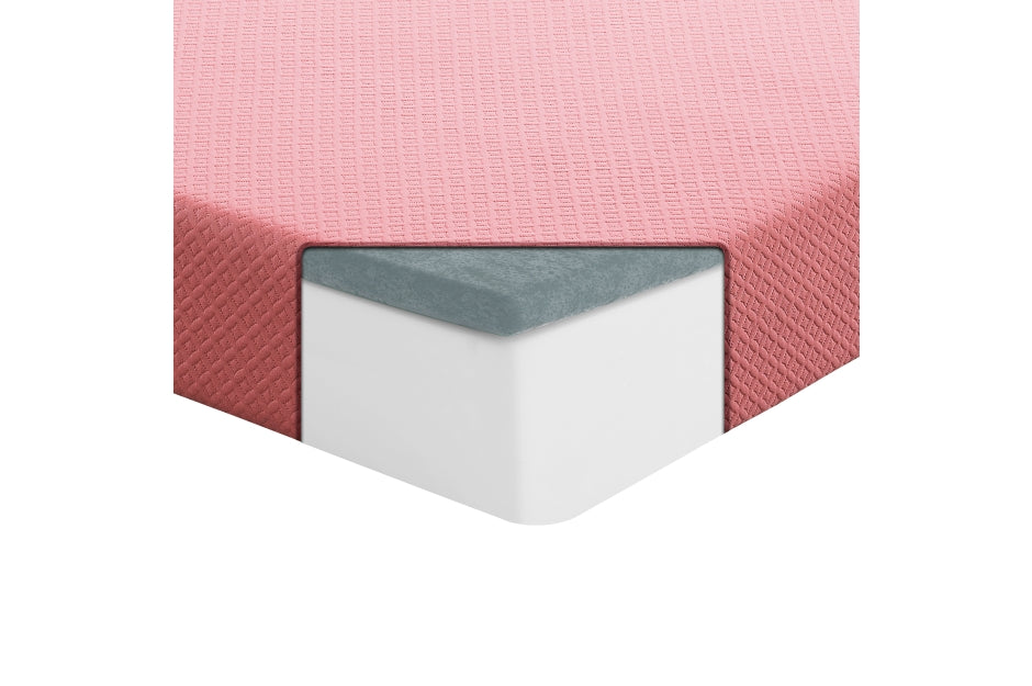 MT-PG 7'' Gel-Infused Memory Foam Pink-Leo Collection