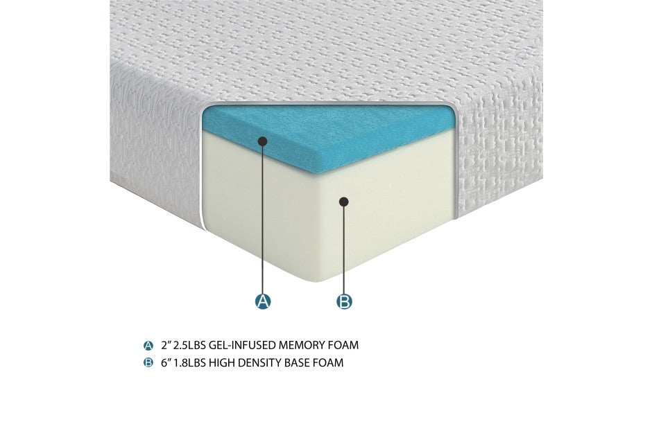 MT-G 8'' Gel-Infused Memory Foam-Altair Collection