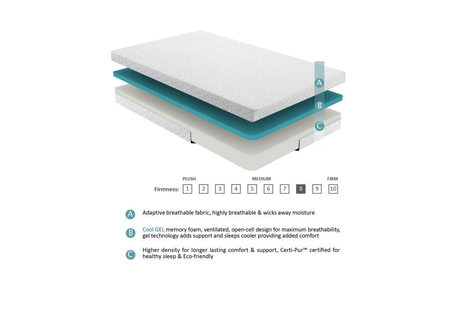 MT-G 6'' Gel-Infused Memory Foam-Altair Collection