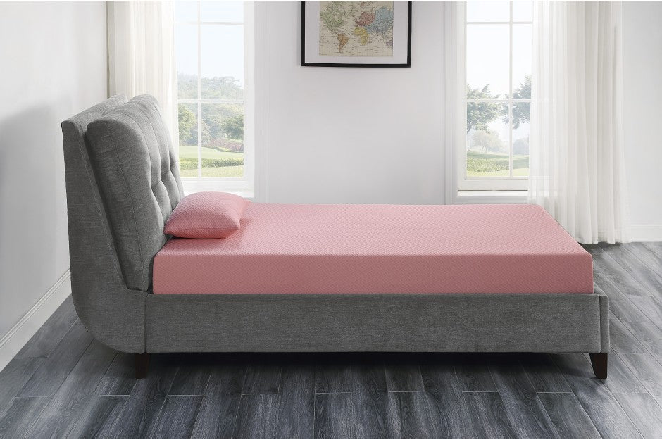 MT-PG 7'' Gel-Infused Memory Foam Pink-Leo Collection