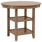SH1151-36 5 PC COUNTER HEIGHT SET, DRIFTWOOD FINISH