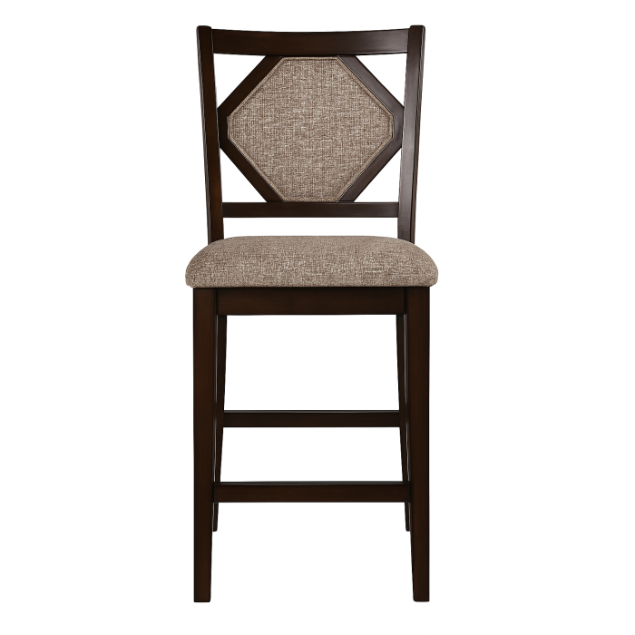 SH1152-36 5 PC COUNTER HEIGHT SET, MIDNIGHT WALNUT FINISH