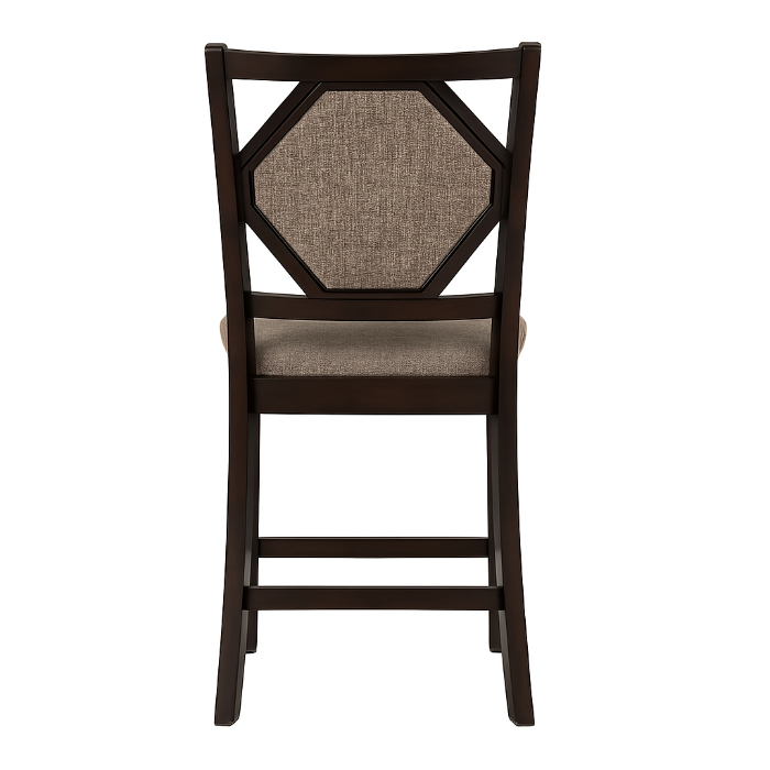 SH1152-36 5 PC COUNTER HEIGHT SET, MIDNIGHT WALNUT FINISH