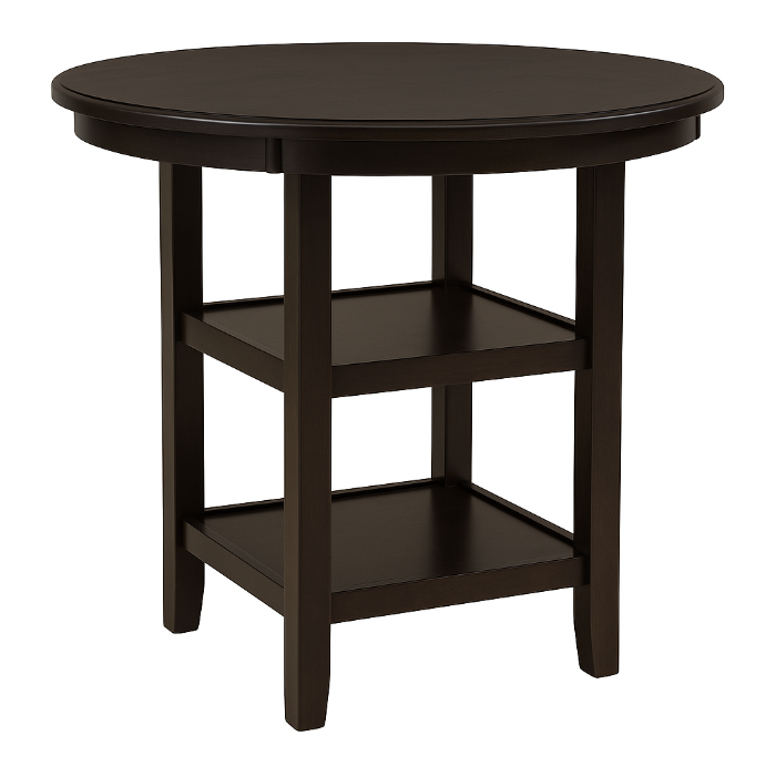 SH1152-36 5 PC COUNTER HEIGHT SET, MIDNIGHT WALNUT FINISH