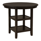 SH1152-36 5 PC COUNTER HEIGHT SET, MIDNIGHT WALNUT FINISH