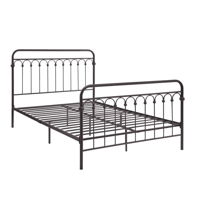 SH2015F-1 METAL FULL BED, BRONZE, 3A