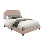 SH235BGE-1 QUEEN BED W/BEIGE FABRIC,3A
