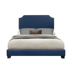 SH235BLU-1 QUEEN BED W/BLUE FABRIC,3A