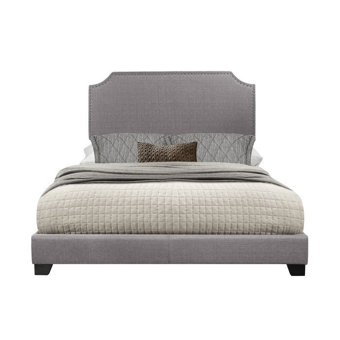 SH235KGRY-1 KING BED W/GREY FABRIC,3A