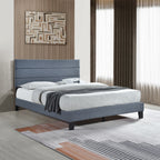 SH251DGRK-1EK KING PLATFORM BED W/13 SLATS, DARK GRAY