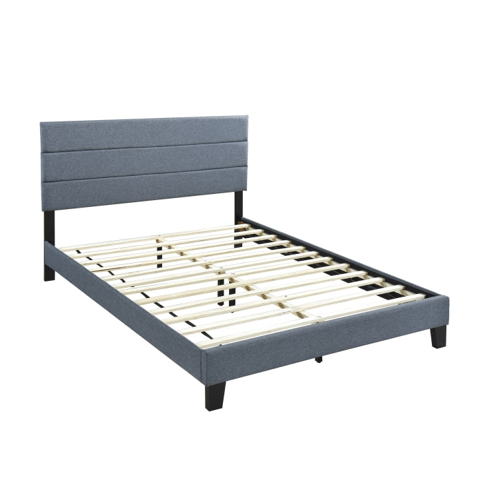 SH251DGRK-1EK KING PLATFORM BED W/13 SLATS, DARK GRAY