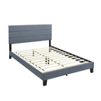 SH251DGRK-1EK KING PLATFORM BED W/13 SLATS, DARK GRAY
