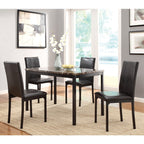 2601-48 Dining Table, Faux Marble Top