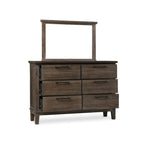 SH2213GRY-5 DRESSER, GRAY