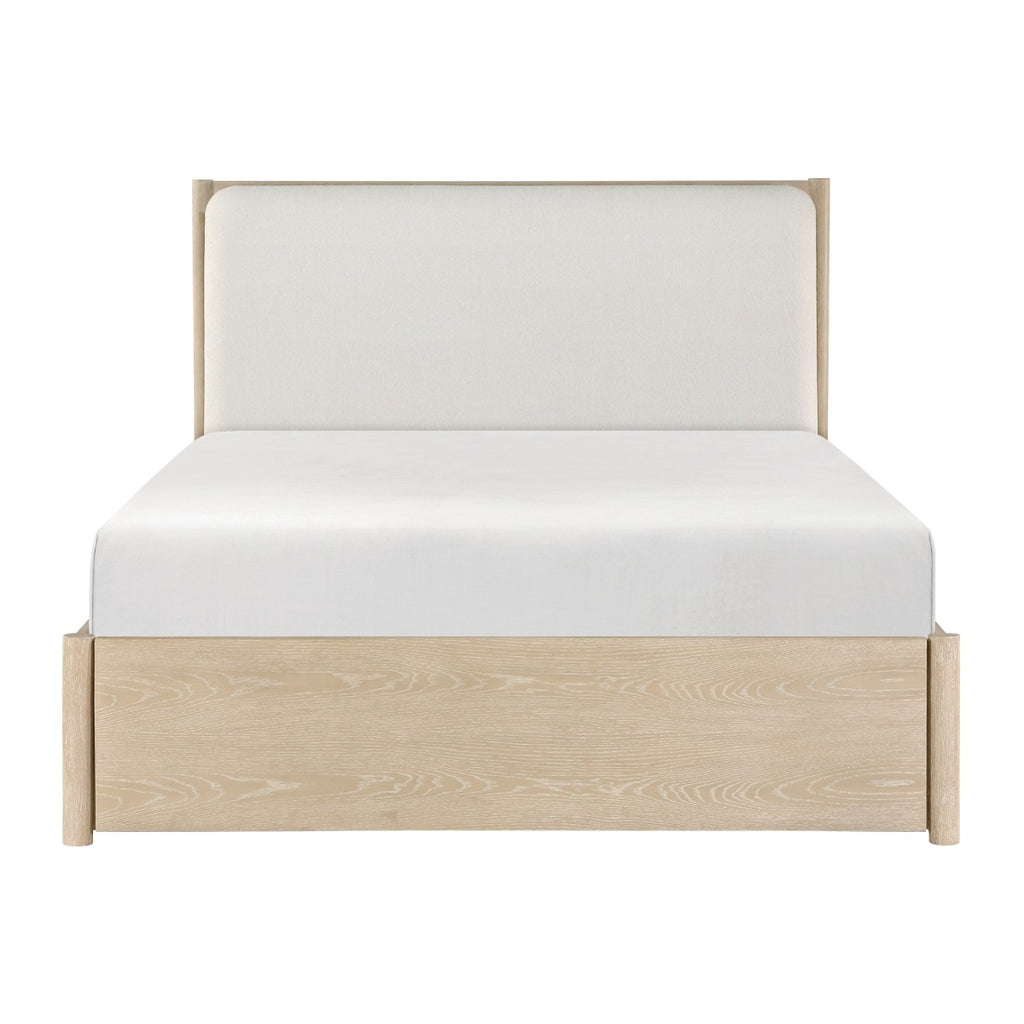 1313NK-1EK* Eastern King Platform Bed with Footboard Storage