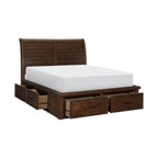 1559K-1EK* Eastern King Platform Bed with Storage Footboard and Side Rails