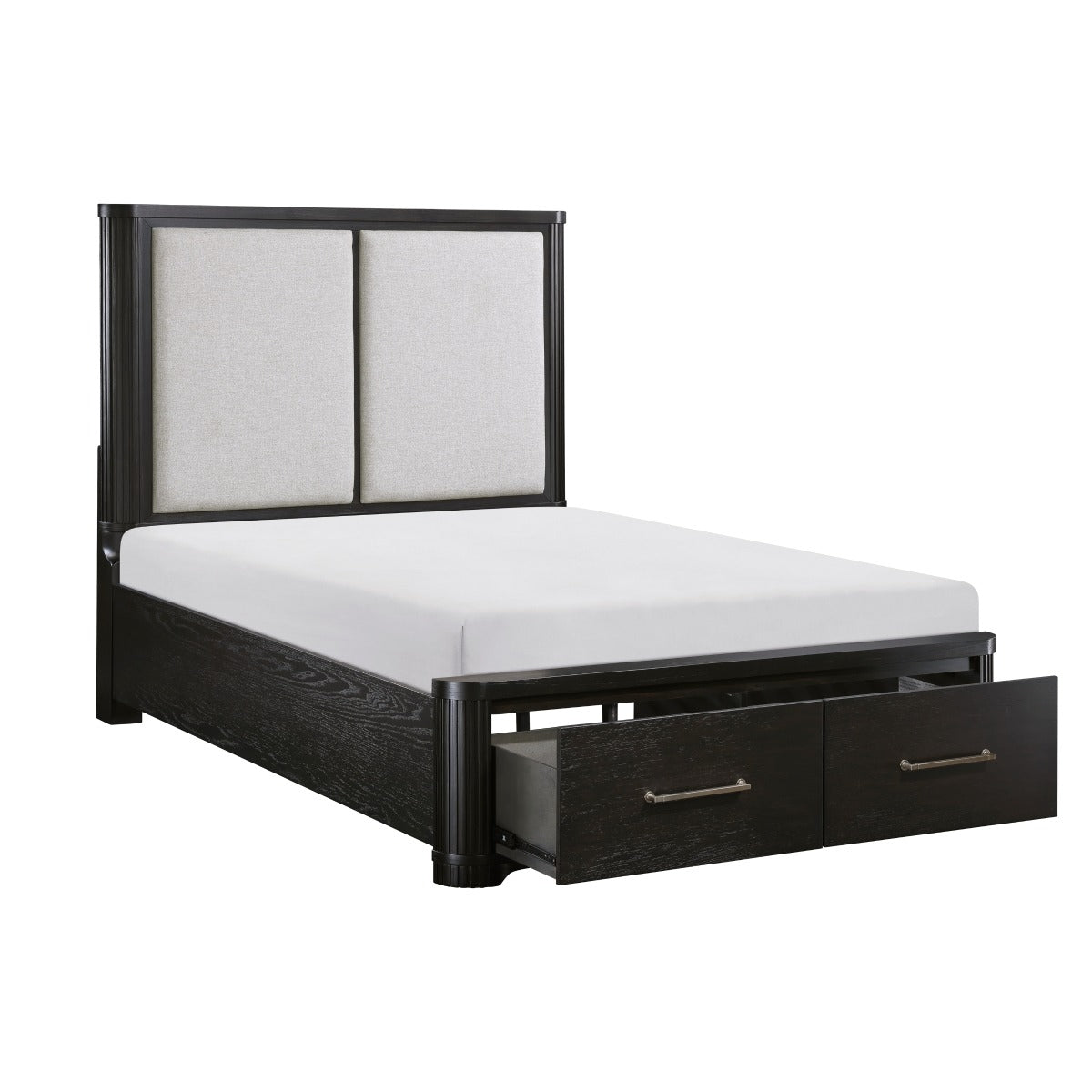 1381K-1CK* California King Platform Bed with Footboard Storage