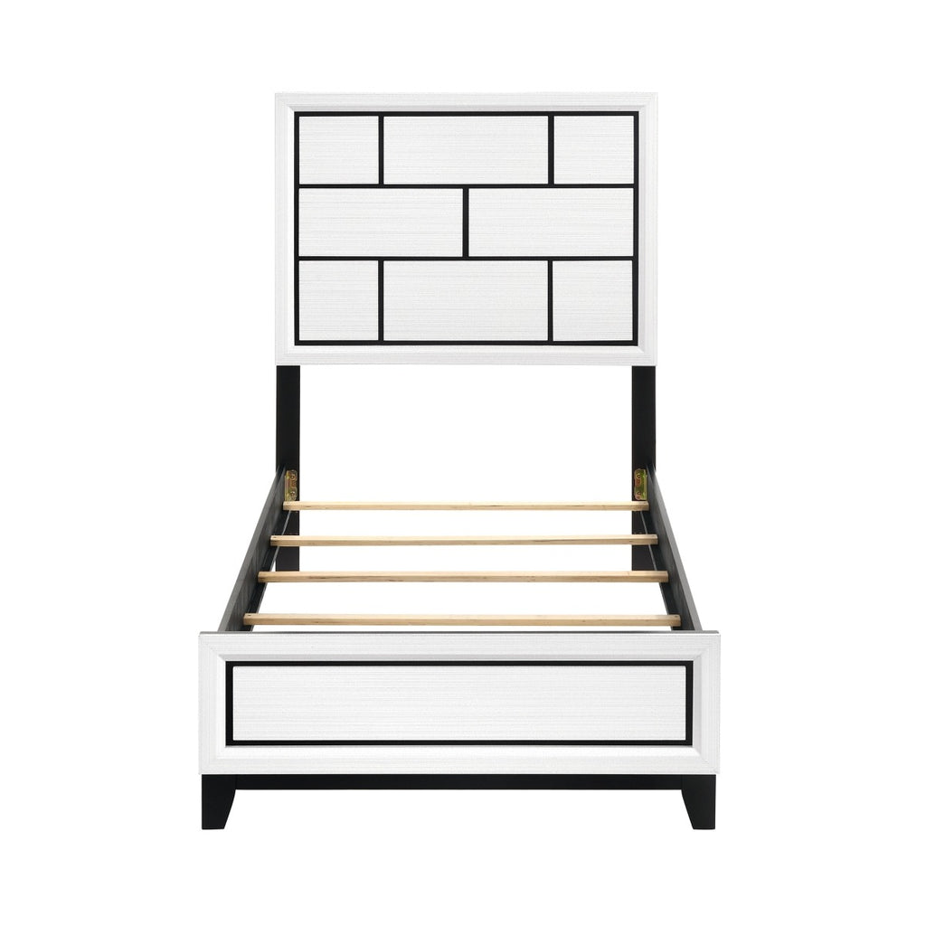 1645WHT-1* Twin Bed