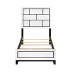 1645WHT-1* Twin Bed