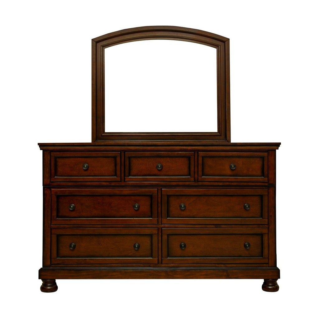 1718BRN-5 DRESSER WITH HIDDEN DRAWER