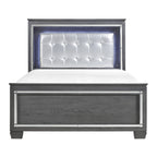 1916GY-1* Queen Bed, LED Lighting