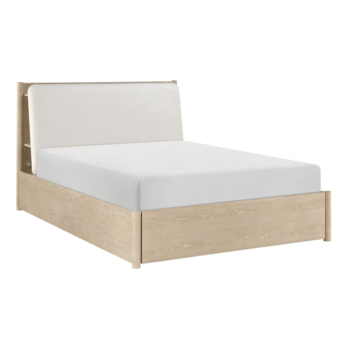 1313N-1* Queen Platform Bed with Footboard Storage