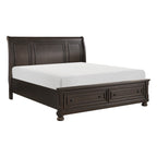 1718KGY-1EK* Eastern King Platform Bed with Footboard Storage