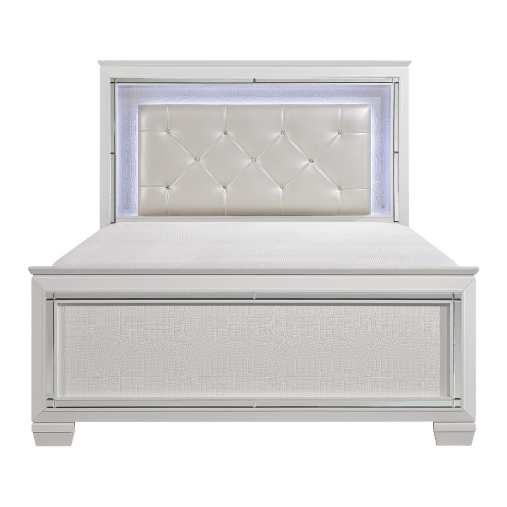 1916KW-1EK* Eastern King Bed, LED Lighting