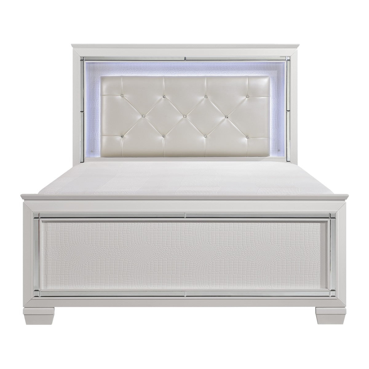 1916KW-1EK* Eastern King Bed, LED Lighting