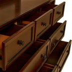 1718BRN-5 DRESSER WITH HIDDEN DRAWER