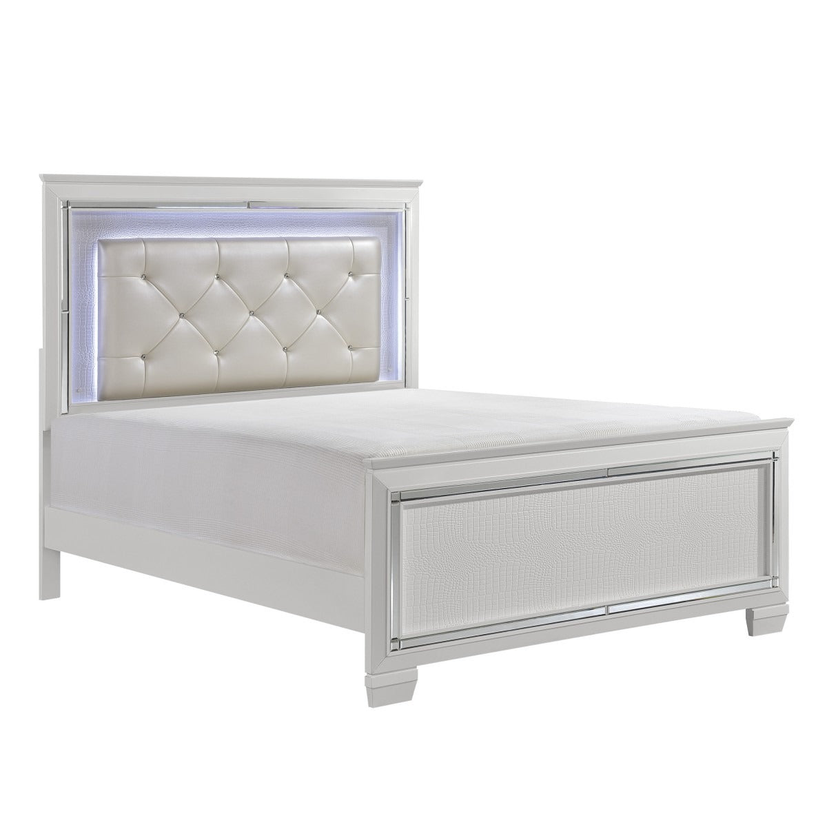 1916KW-1EK* Eastern King Bed, LED Lighting