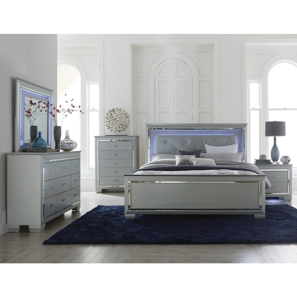 1916K-1EK* Eastern King Bed, LED Lighting