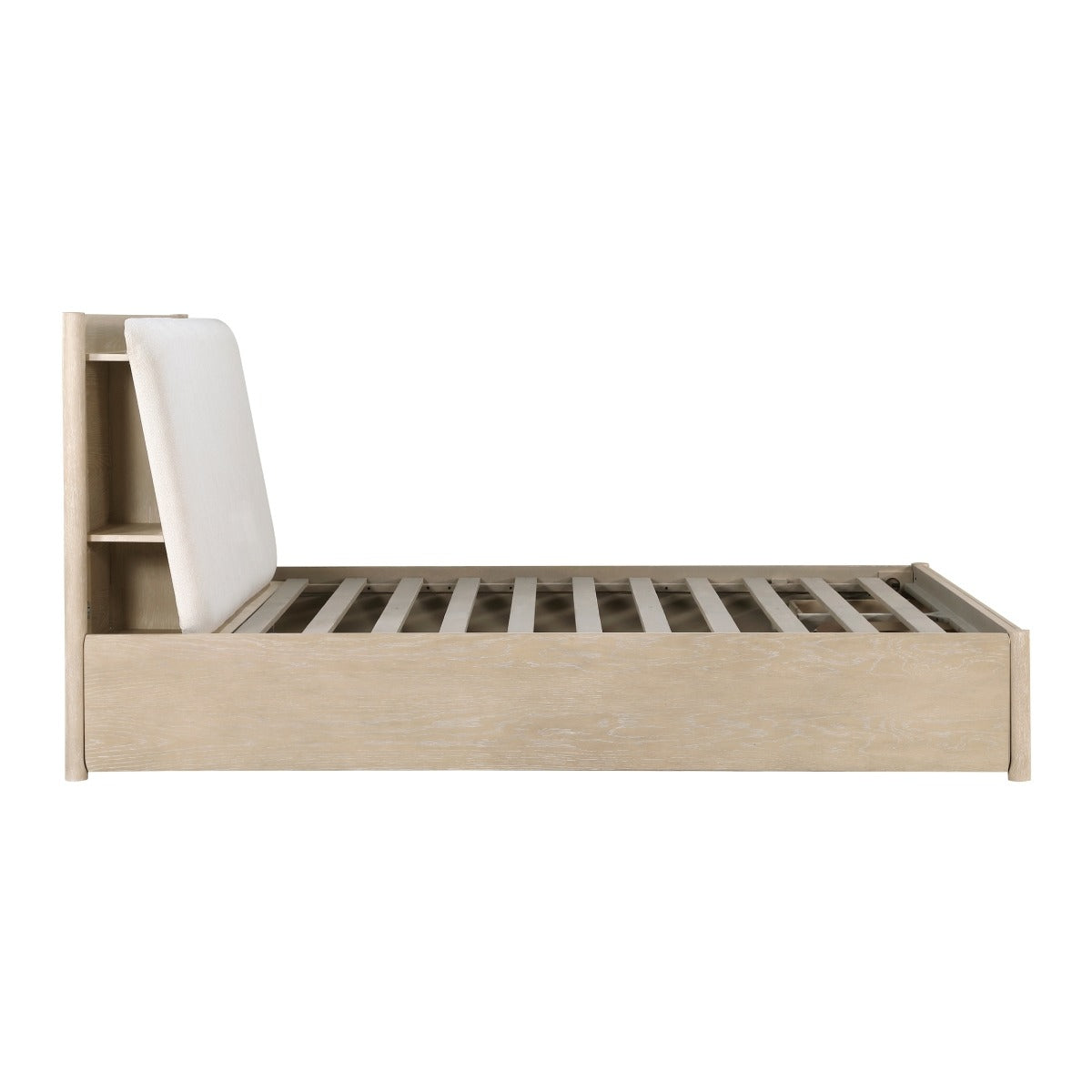 1313NK-1EK* Eastern King Platform Bed with Footboard Storage