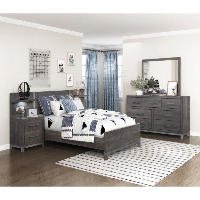 1577DGT-1*WB 5pc Set Twin Wall Bed (TB+2NS+2NS-P)