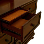 1718BRN-5 DRESSER WITH HIDDEN DRAWER