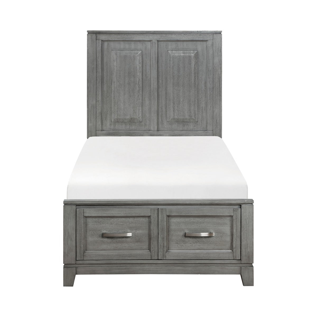 1450T-1* Twin Platform Bed with Footboard Storage
