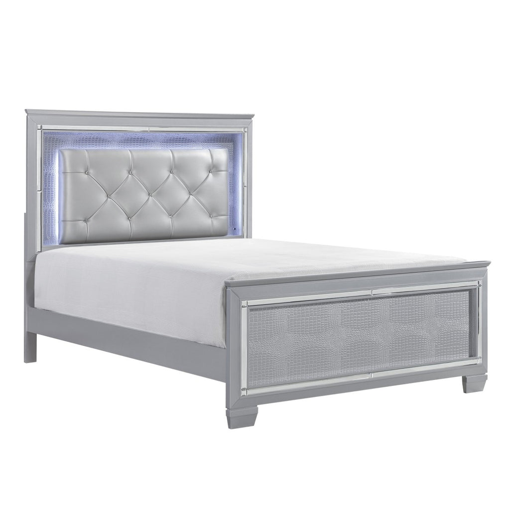 1916-1* Queen Bed, LED Lighting