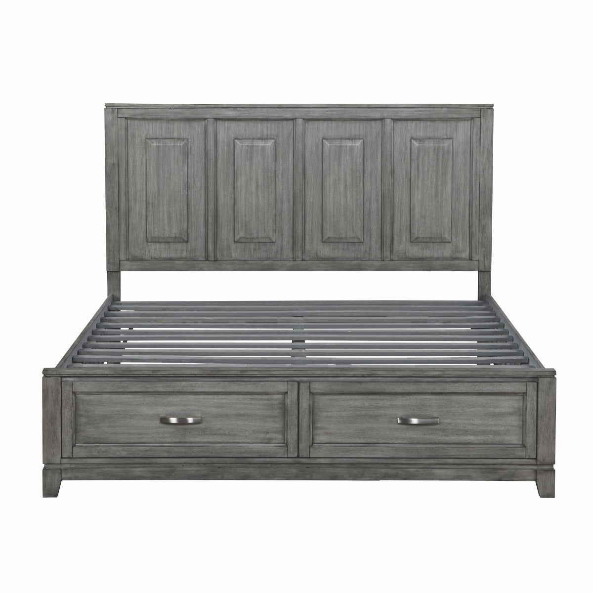 1450K-1EK* Eastern King Platform Bed with Footboard Storage