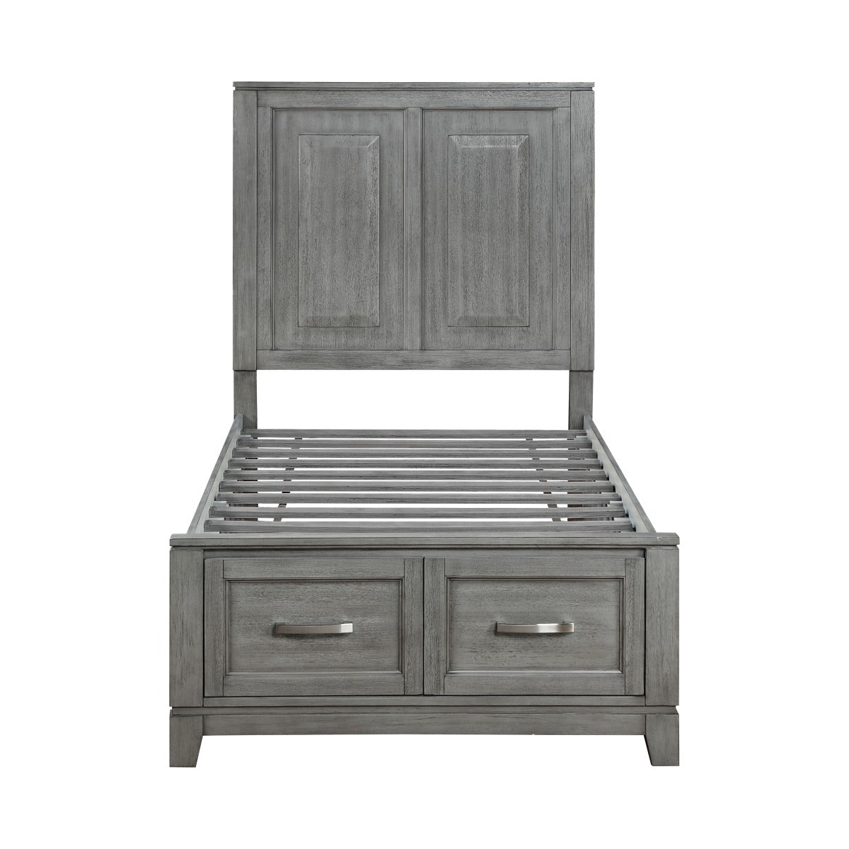 1450T-1* Twin Platform Bed with Footboard Storage