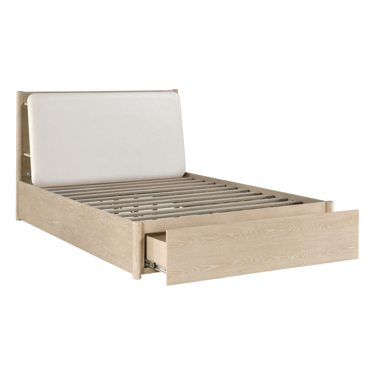 1313N-1* Queen Platform Bed with Footboard Storage