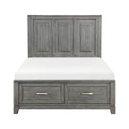 1450F-1* Full Platform Bed with Footboard Storage